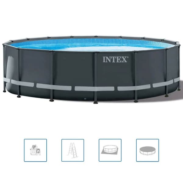 INTEX Ultra XTR Frame swimmingpoolsæt 488x122 cm rund 26326GN