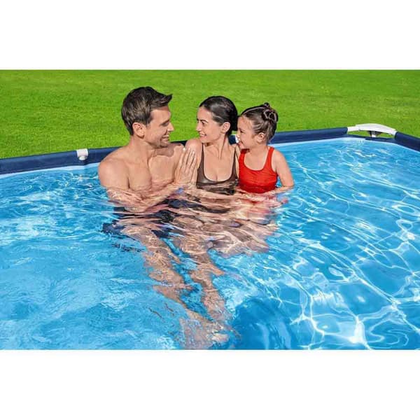 Bestway Rektangulær Rørformet Pool 56411 Steel Pro 300x201x66cm 3300 Liters