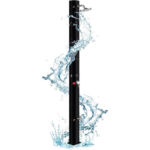 Solardusch - YUENFONG - 35L - Maximal temperatur 60°C - Rotationshandtag 180° - Svart