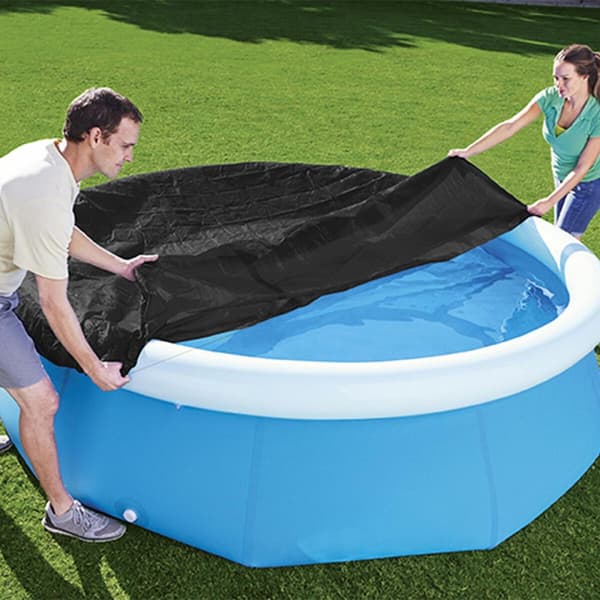 Pool Cover Bestway Ø 244 cm Svart