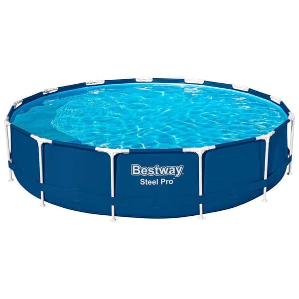 Bestway Rund Stålramme Over Jorden Pool Steel Pro Ø 396x84 Cm  8680 Liters