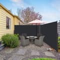 Miniatyrbild 4 av 4: Brise-Vue - YUENFONG Butik - 180x600cm - Polyester 100% - Automatisk rullmekanism - Antracit