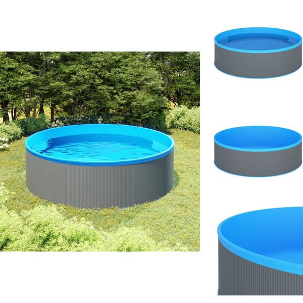 Pooler - Living Plaskpool 350x90 cm grå