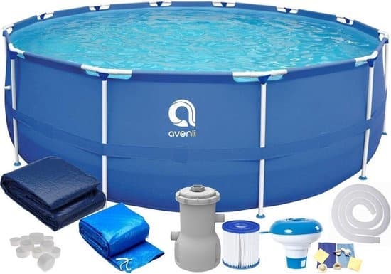 Avenli pool 420 x 84 cm med pumpe - komplet sæt