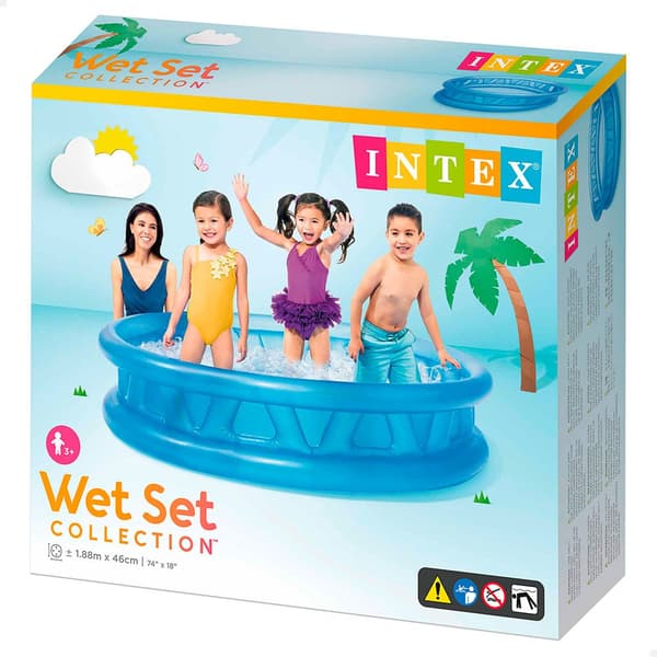 Intex Afrundet Pool Blå 666 Liters