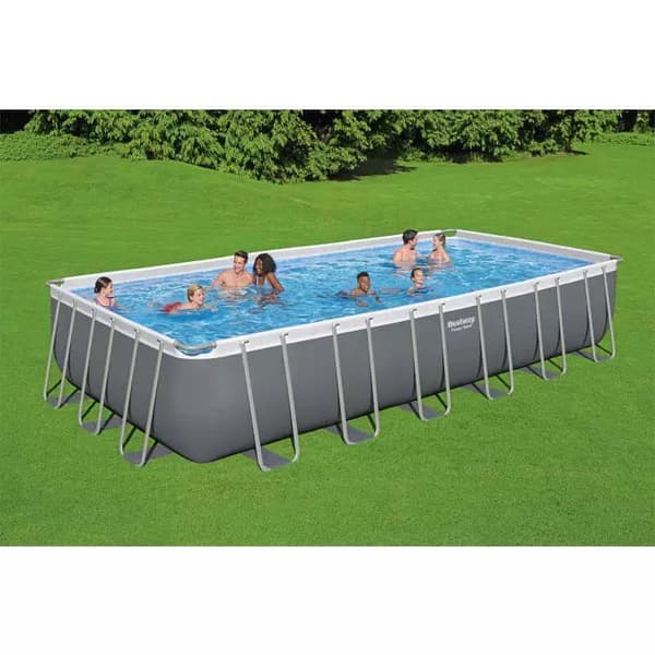 Bestway 56475 Power Steel 732x366x132cm Rektangulär Rörpool 30045 Liters
