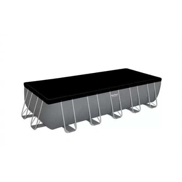 Bestway Rektangulær Stålramme Over Jorden Pool Power Steel 640x274x132 Cm 19281 Liters