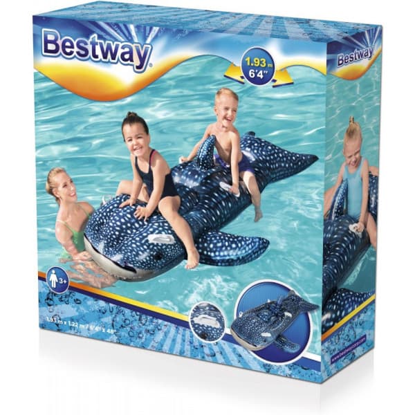 Bestway Whaletastic Wonders Ride On -uimalelu, 193 x 122 cm