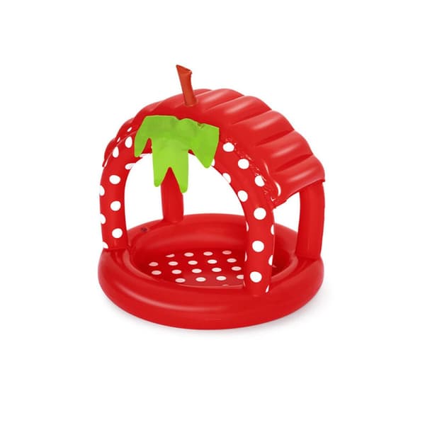 Bestway Uppblåsbar Barnpool med Tak Mjukt Golv 91x91x91 cm +2 År Trädgård 52387