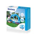 Miniatyrbild 10 av 11: Bestway Uppblåsbar Barnpool Avtagbart Tak 140x140x114 cm +2 År Trädgård 52192