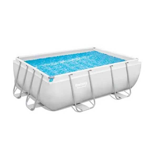 Bestway Rektangulær Stålramme Over Jorden Pool Power Steel 282x196x84 Cm 3662 Liters