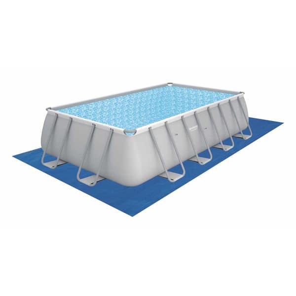 Bestway 56670 Power Steel 488x244x122cm Rektangulær Rørpool  11532 Liters