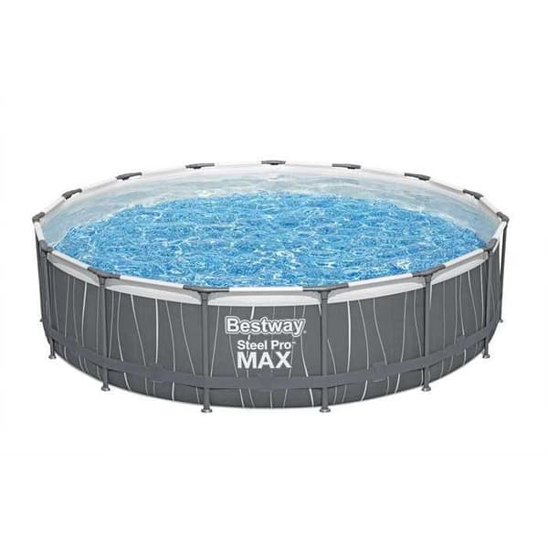 Bestway 561gd Steel Pro Max Ø457x107cm Rundt Rørbassin  14970 Liters