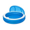 Miniatyrbillede 1 af 3: Bestway 54337 Rund Oppustelig Pool Med Parasol Flerfarvet 241 x 241 x 140 cm