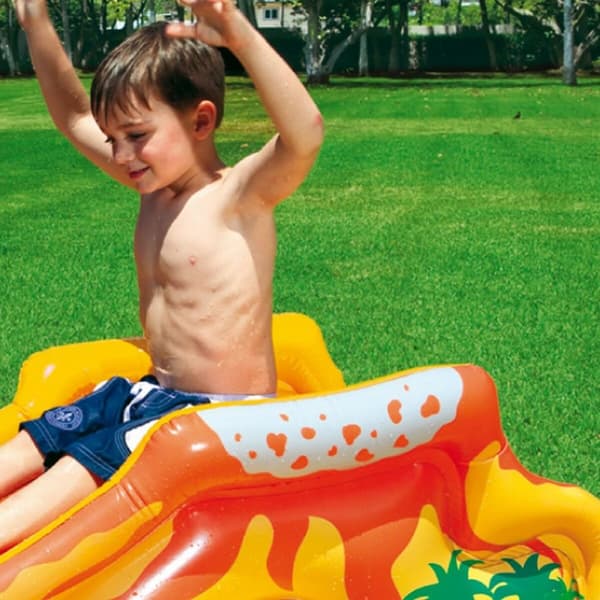 Oppustelig Pool til Børn Intex Legeplads Dinosaurer 272 L 249 x 109 x 191 cm (2 enheder)