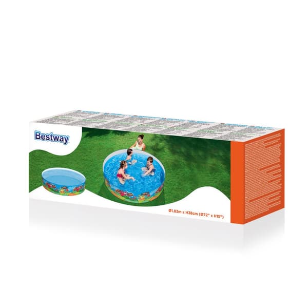 Puhallettava lasten kahluuallas Bestway Laivasto 183 x 38 cm