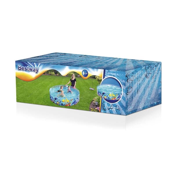 Puhallettava lasten kahluuallas Bestway Laivasto 183 x 38 cm