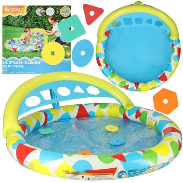 Soppebassin med pude BESTWAY 52378 120cm