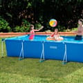 Miniatyrbild 2 av 4: INTEX MetalFrame Junior rörformad pool - 4,50 x 2,20 m - Ovan mark - Blå