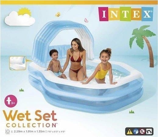 Intex Basen dmuchany rodzinny 229x191x135cm SWIM CENTER 57186 INTEX
