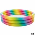 Miniatyrbild 1 av 5: Uppblåsbar plaskpool för barn Intex Multicolour Ringar 581 L 168 x 38 x 168 cm (6 antal)