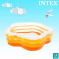 Miniatyrbild 5 av 5: Uppblåsbar plaskpool för barn Intex 460 L 185 x 53 x 180 cm (3 antal)