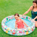 Miniatyrbild 3 av 4: Uppblåsbar plaskpool för barn Intex Tropiskt Ringar 150 l 122 x 25 cm (12 antal)
