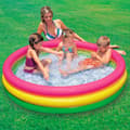 Miniatyrbild 3 av 4: Uppblåsbar plaskpool för barn Intex Sunset Ringar 131 L 114 x 25 x 114 cm (6 antal)