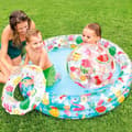 Miniatyrbillede 4 af 5: Oppustelig Pool til Børn Intex Tropisk Ringe 150 l 122 x 25 cm (12 enheder)