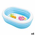 Miniatyrbillede 1 af 4: Oppustelig Pool til Børn Intex Oval Blå Hvid 230 L 163 x 46 x 107 cm (6 enheder)
