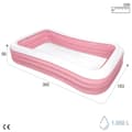 Miniatyrbild 5 av 7: Uppblåsbar plaskpool för barn Intex 1050 L 305 x 56 x 183 cm Rosa (2 antal)