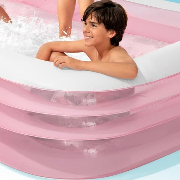 Oppustelig Pool til Børn Intex 1050 L 305 x 56 x 183 cm Pink (2 enheder)