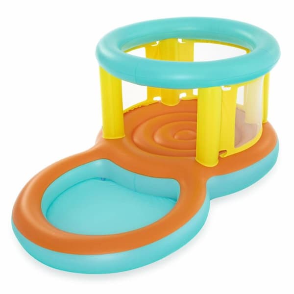 Bestway Uppblåsbar Pool Lekplats Hopper 239x142x102 cm +3 till 6 År Trädgård 52385