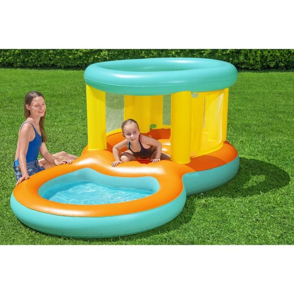 Bestway Uppblåsbar Pool Lekplats Hopper 239x142x102 cm +3 till 6 År Trädgård 52385