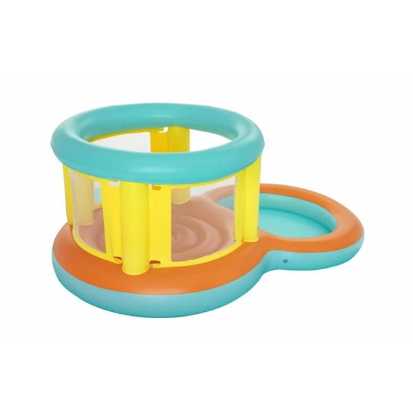 Bestway Uppblåsbar Pool Lekplats Hopper 239x142x102 cm +3 till 6 År Trädgård 52385