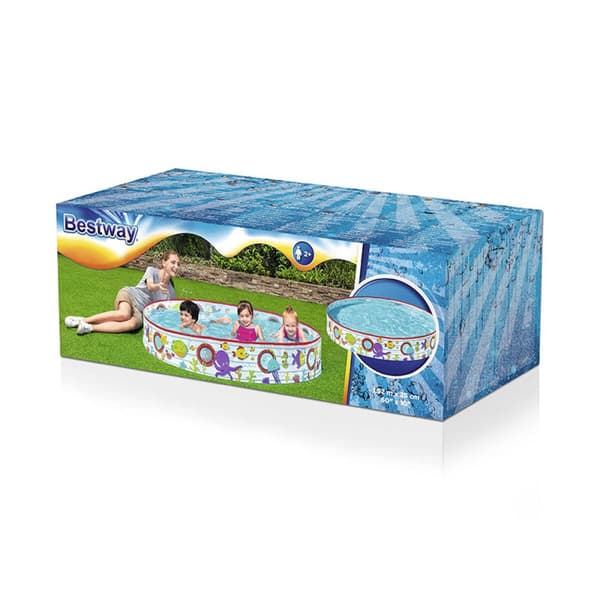 Oppustelig Pool til Børn Bestway Fisk 152 x 25 cm