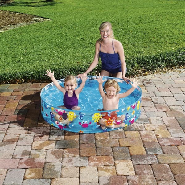 Oppustelig Pool til Børn Bestway 25 x 121 x 121 cm 122 x 122 x 25 cm