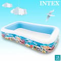 Miniatyrbild 5 av 5: Uppblåsbar plaskpool för barn Intex Tropiskt 1020 L 305 x 56 x 183 cm (2 antal)
