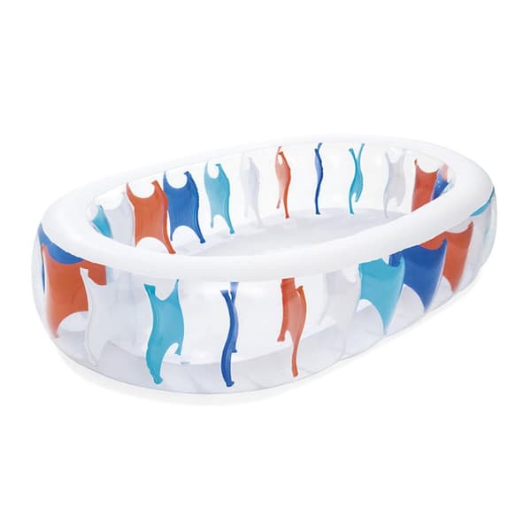 Bestway Uppblåsbar Oval Pool 229x152x51 cm +6 År Trädgård 54066