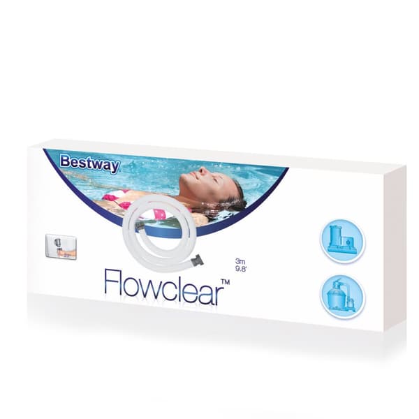 Bestway Filtrationslang med Gänga 3M D3,83 cm Pool och Trädgård 58368