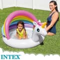 Miniatyrbild 3 av 5: Uppblåsbar plaskpool för barn Intex Enhörning Markis 45 L 102 x 69 x 127 cm (6 antal)