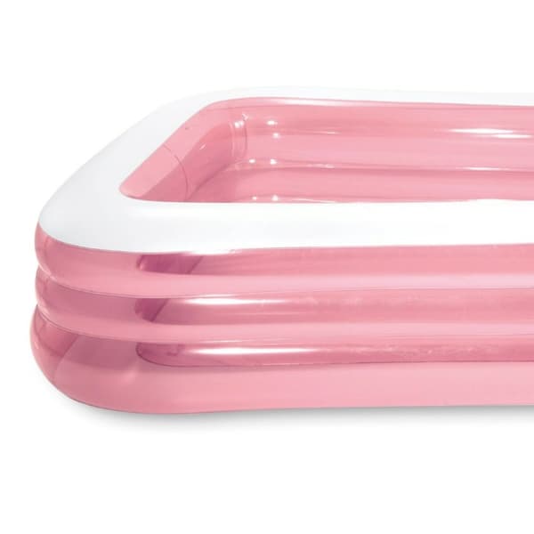 Uppblåsbar plaskpool för barn Intex 1050 L 305 x 56 x 183 cm Rosa (2 antal)