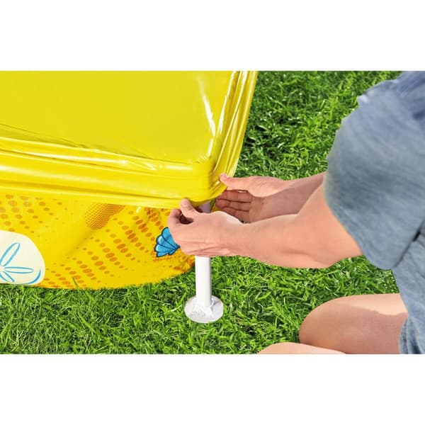 Bestway Stel Barnpool med Sandlåda 213x122x30,5 cm +2 år Trädgård 00561