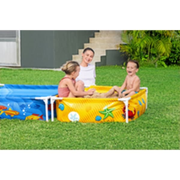 Bestway Stel Barnpool med Sandlåda 213x122x30,5 cm +2 år Trädgård 00561