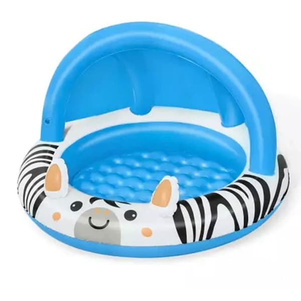Bestway Uppblåsbar Barnpool Safari Ring 97x66cm +2 År Trädgård 52559