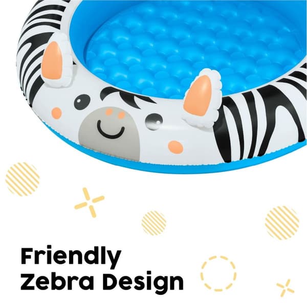 Bestway Uppblåsbar Barnpool Safari Ring 97x66cm +2 År Trädgård 52559