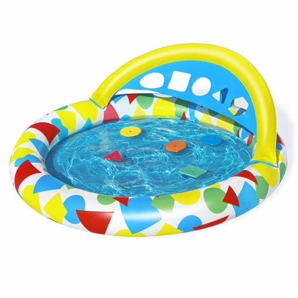 Bestway Uppblåsbar Barnpool Lärande 120x117x46 cm +4 månader Trädgård 52378