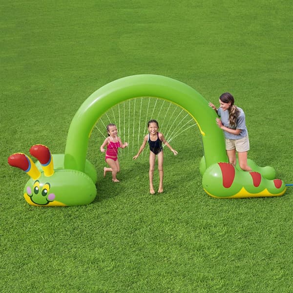 Bestway Jumbo Uppblåsbart Sprinkler Mask 338x110x188 cm +2 År Trädgård 52398