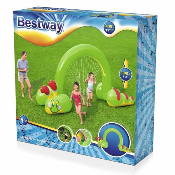 Bestway Jumbo Uppblåsbart Sprinkler Mask 338x110x188 cm +2 År Trädgård 52398