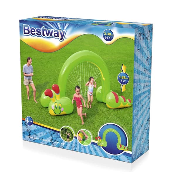 Bestway Jumbo Uppblåsbart Sprinkler Mask 338x110x188 cm +2 År Trädgård 52398